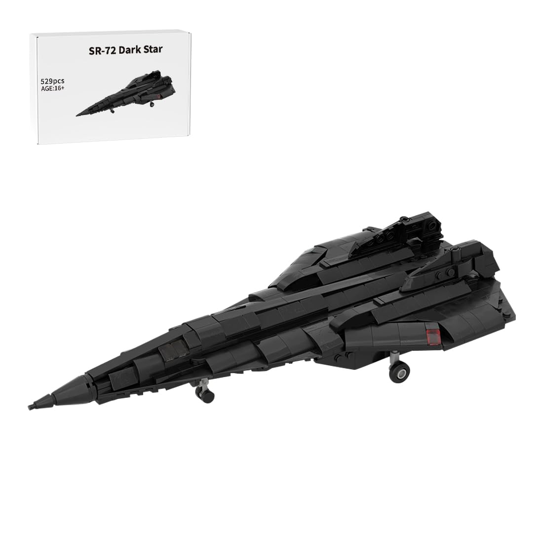 Amazon.co.jp: GoAssemb SR-72 ダークスター TOPガン_1 偵察機